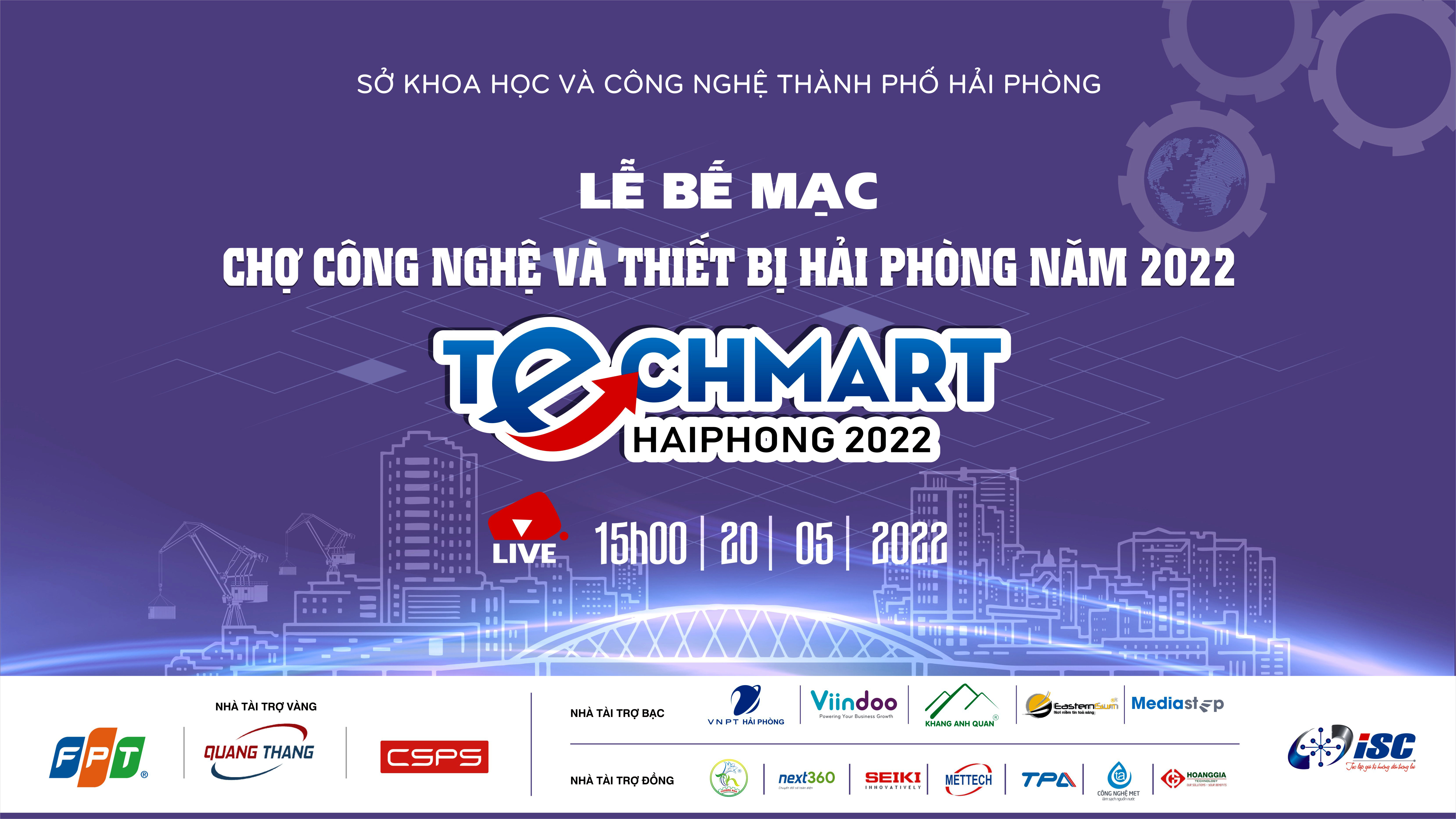 Lễ Bế mạc Chợ công nghệ và thiết bị Hải Phòng năm 2022  (Techmart Haiphong 2022)