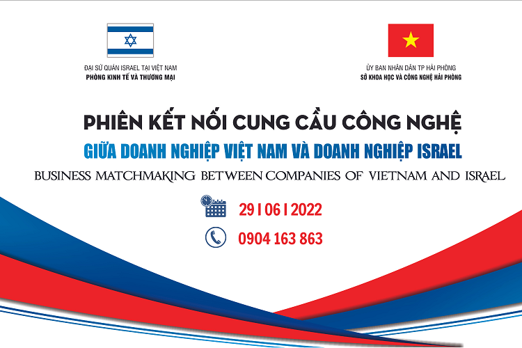 Phiên kết nối cung cầu công nghệ giữa doanh nghiệp Việt Nam và Israel