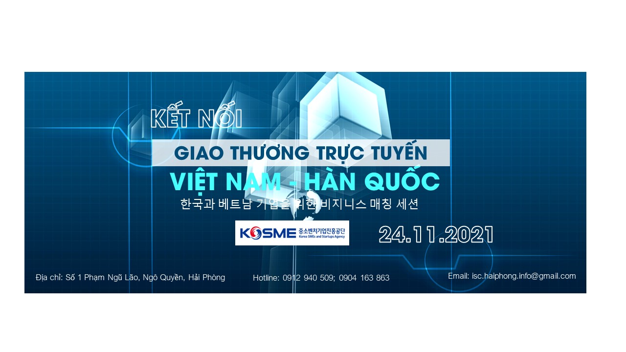 Kết nối giao thương trực tuyến Việt Nam - Hàn Quốc